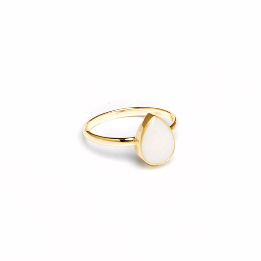 Milk Drop Ring Gold