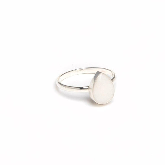 Milk Drop Ring Silver